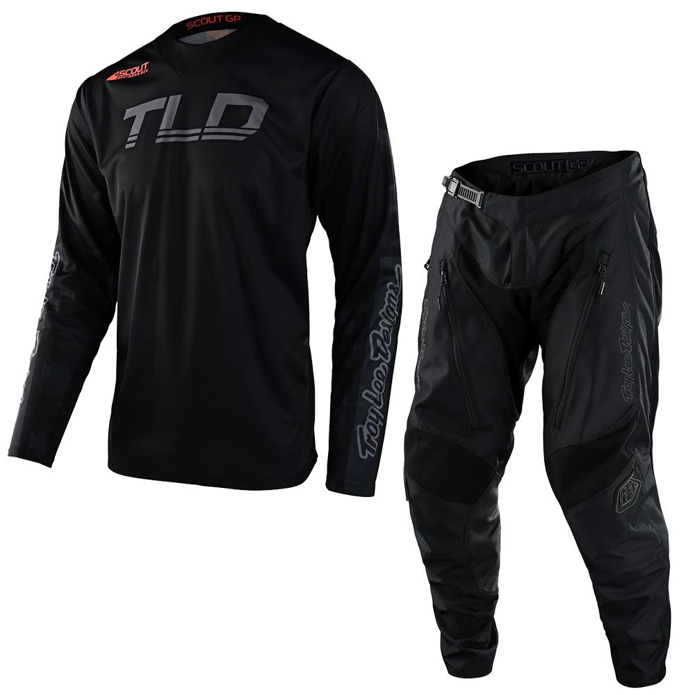 Troy Lee Designs 2024 Off Road Combo Kit Scout GP Recon Brushed Camo Black